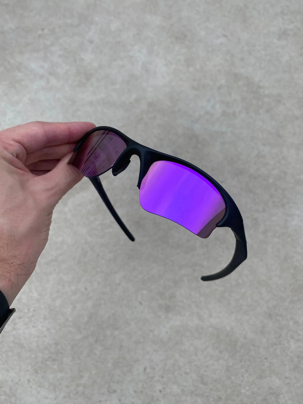 Half Jacket Black - Lentes Purple