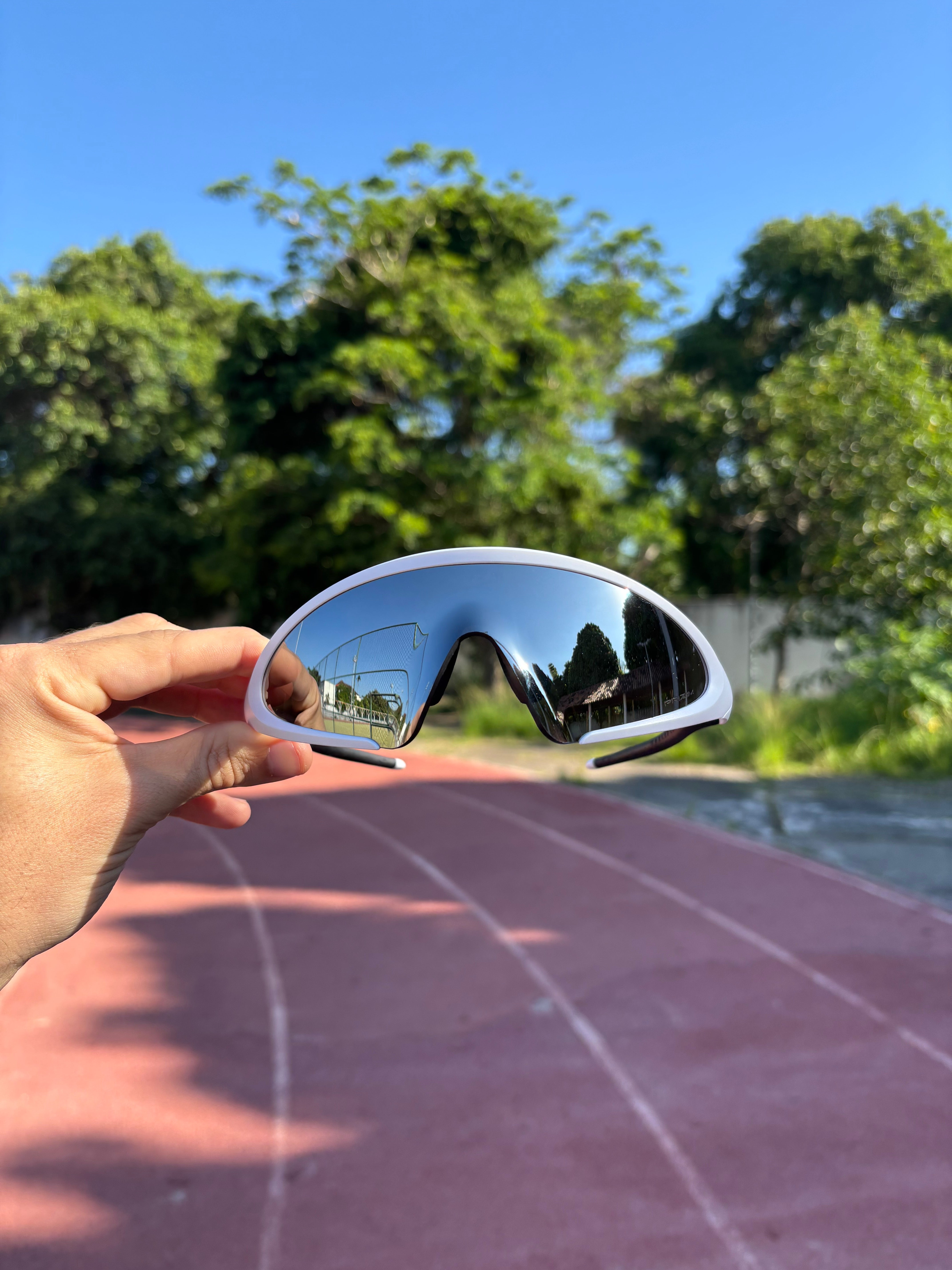 Óculos Ellipse White - Liquid Metal