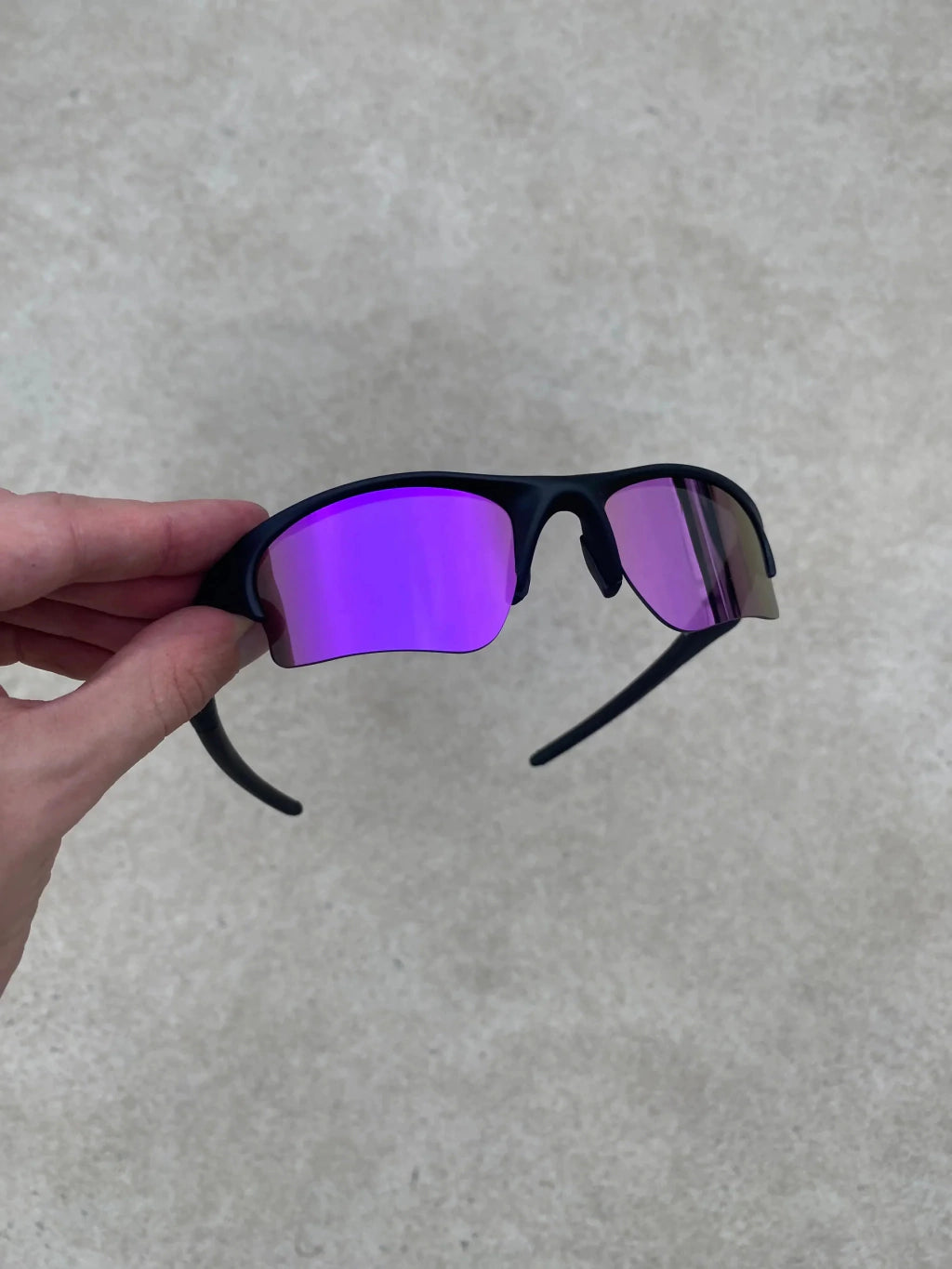 Half Jacket Black - Lentes Purple